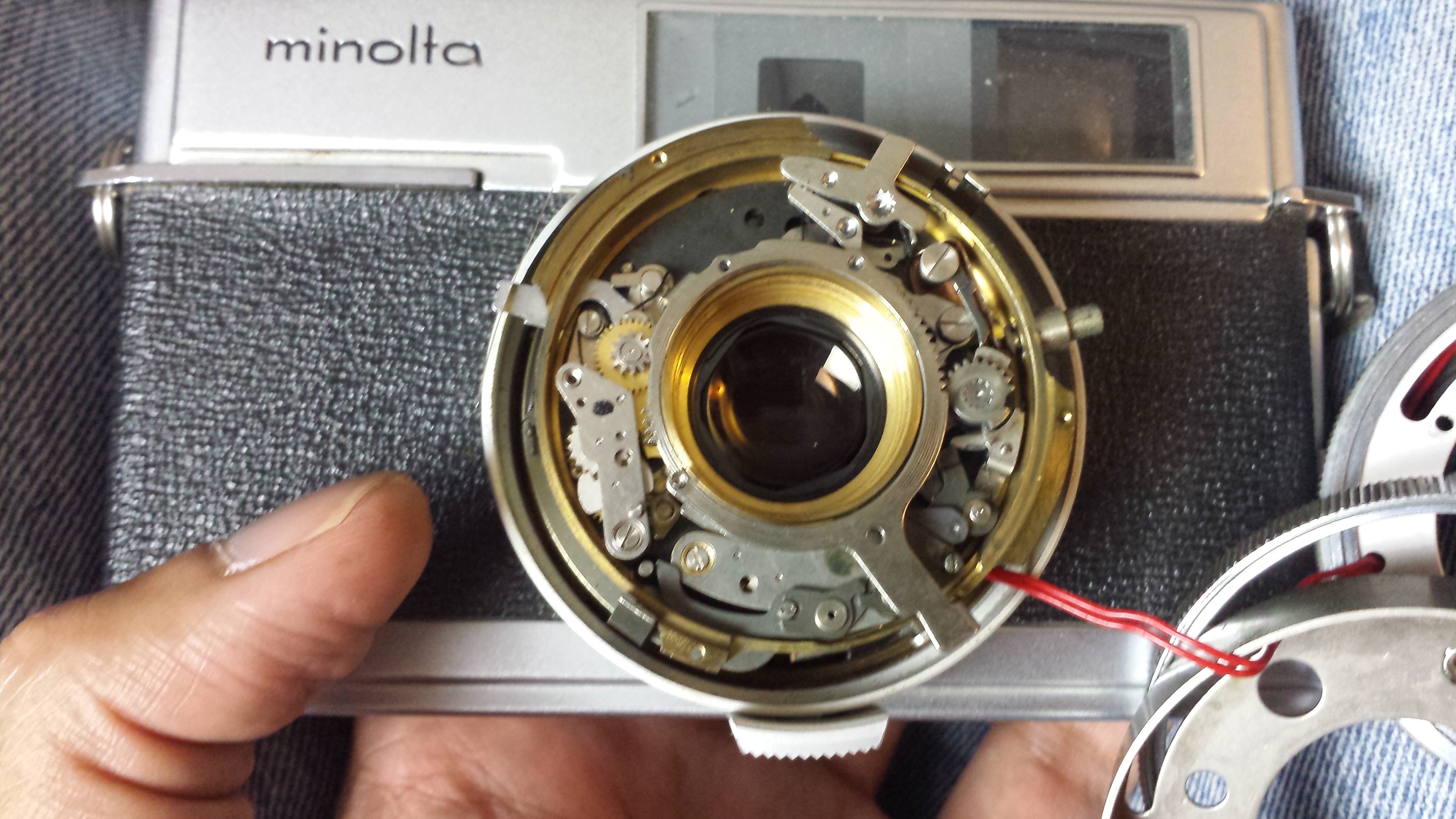 Minolta Hi-Matic 7 shutter repair